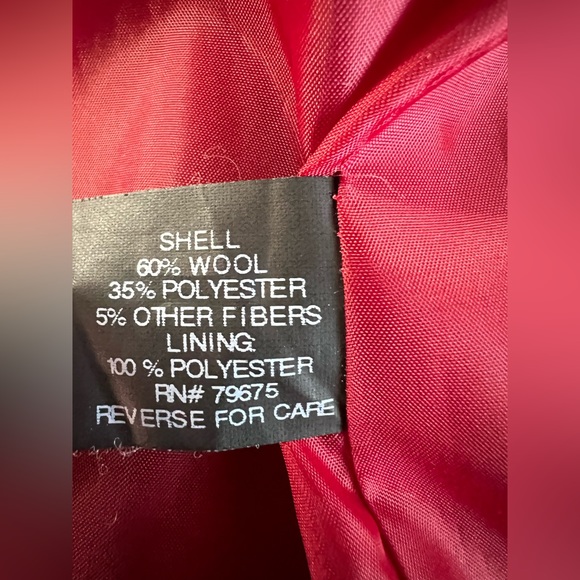 Michael Kors Red Wool Coat with Hood size 6P - Picture 12 of 14